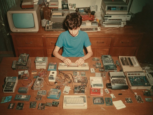 Young Peter Tech Pioneer Retro Gadgets