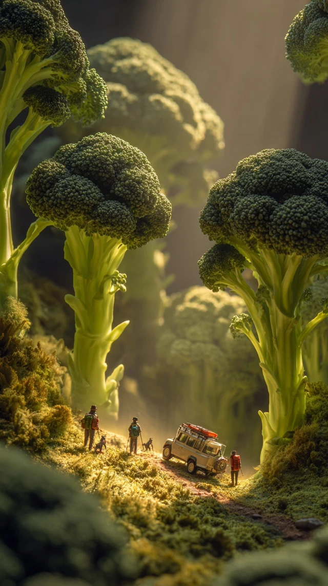 Surreal Expedition Broccoli Forest Miniature