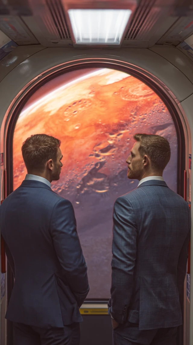 London Commuters on Mars Journey