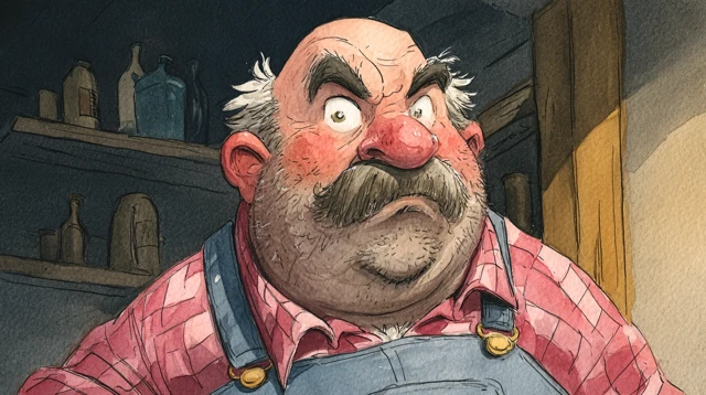 1920s Truck Driver Caricature Comics Art