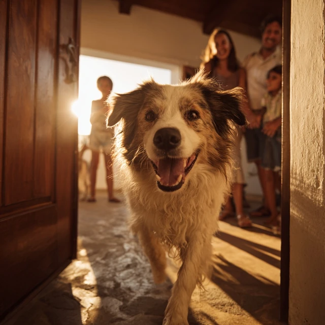 Happy Dog Leaving Shelter Adoption Reunion