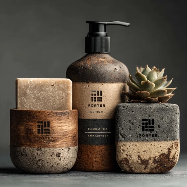 Product Shot with Minimalist Celtic Retro Design