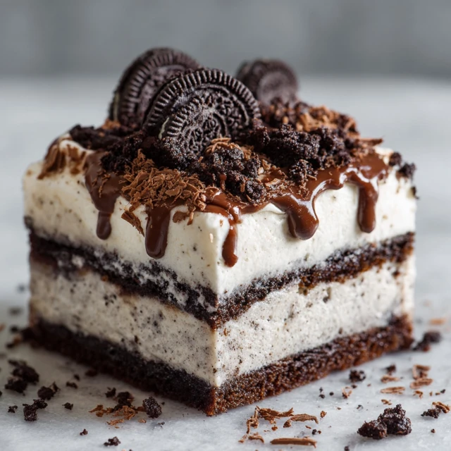 Oreo Bolt Ice Cream Sundae Cake Dessert