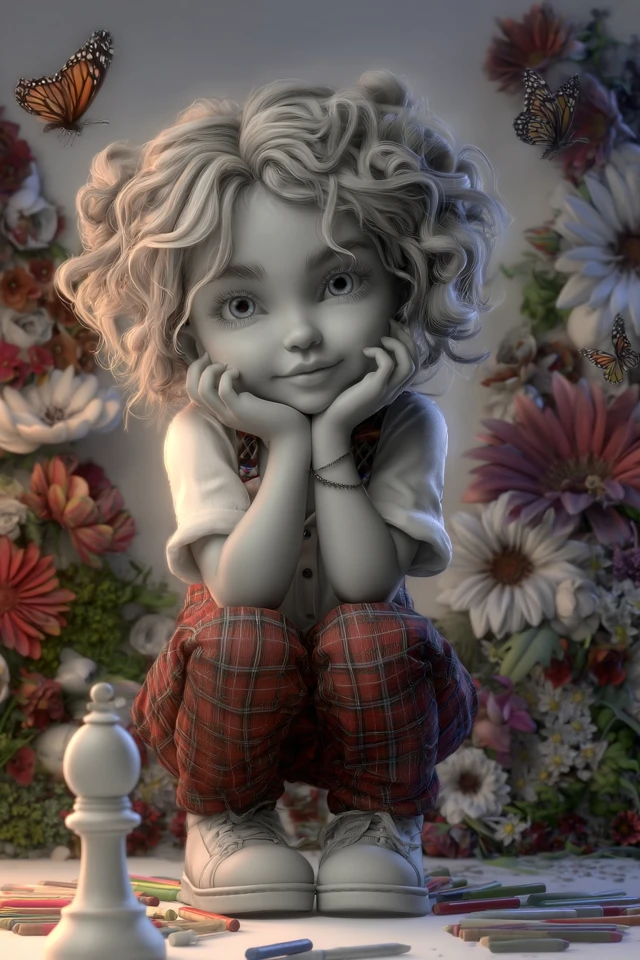 Childs Imagination Art Colorful Illustration