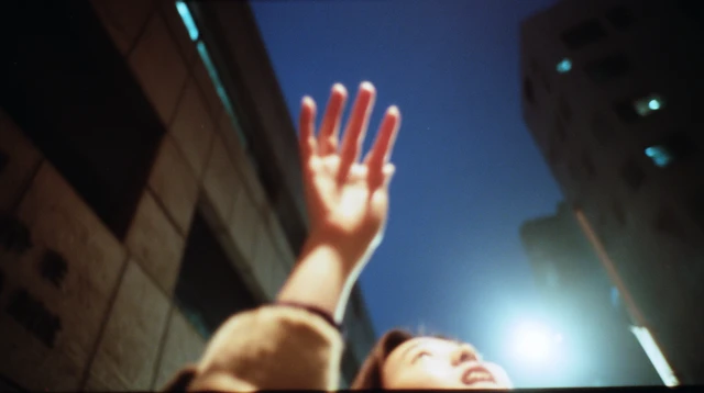 Japan Night City Alley Hand Reaching Up 2005 Film