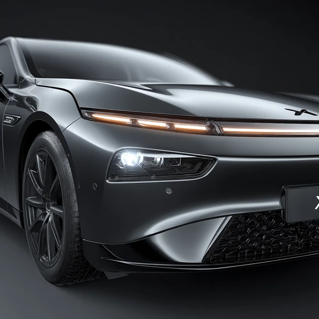 Xpeng G7 Front Bumper Redesign: High-End Car Design