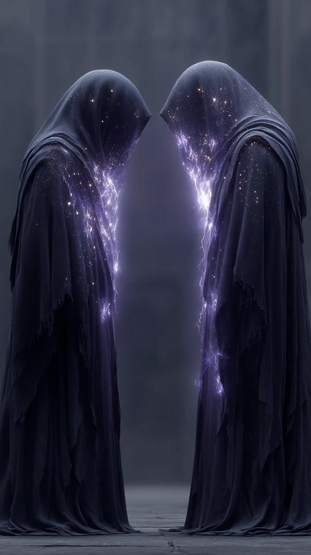 Shadow Figures Lightning Gods