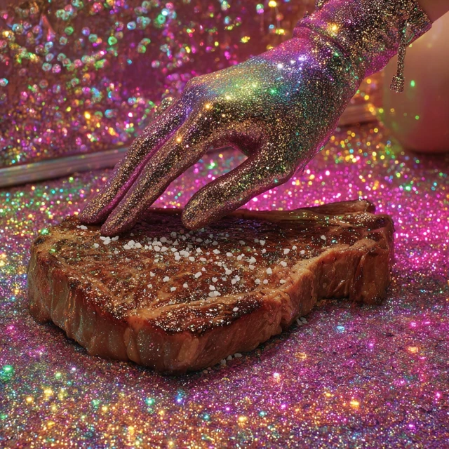 Glitter Steak A Unique Culinary Experience