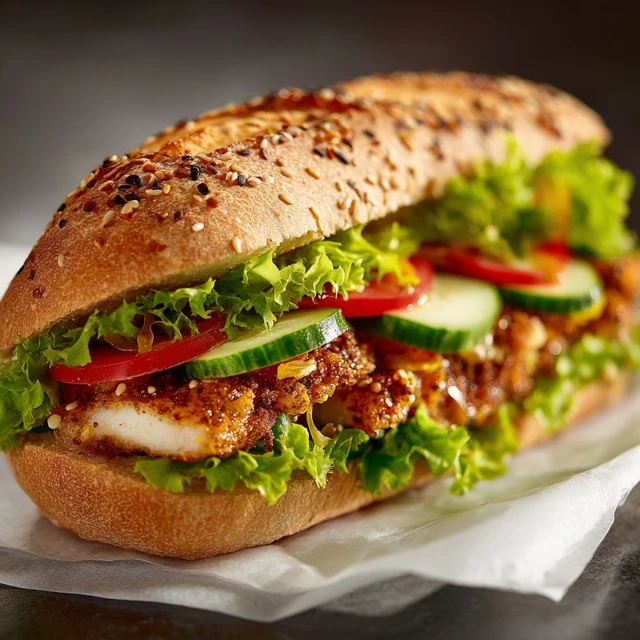Sichuan Pepper Chicken Fillet Sandwich