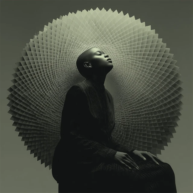 Black Female Optical Illusion Image Inspired by Sugihara
