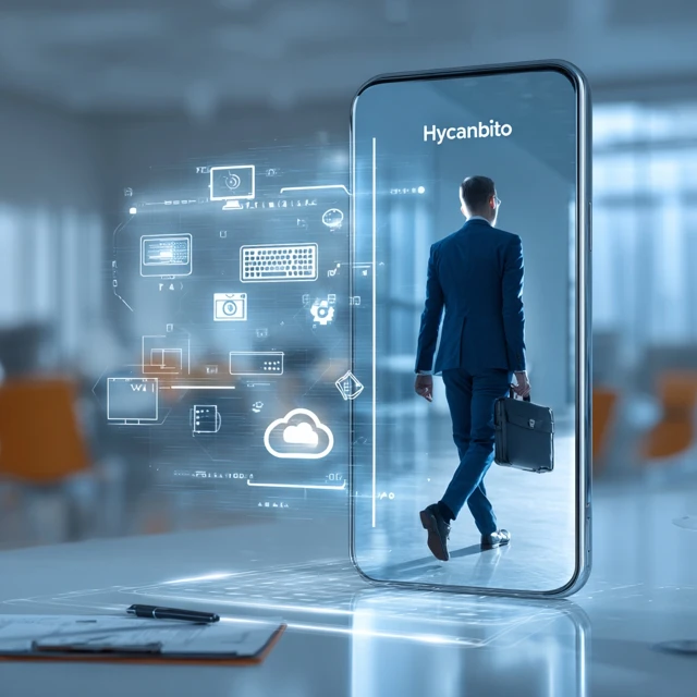 Hycanbito Business Technology Innovation Concept
