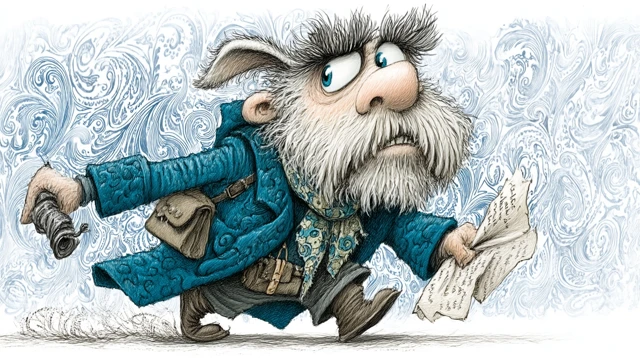 Playful Cartoon Creature Illustration