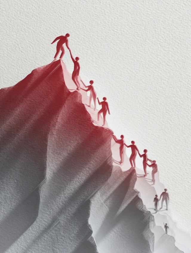 Teamwork and Team Building Illustration