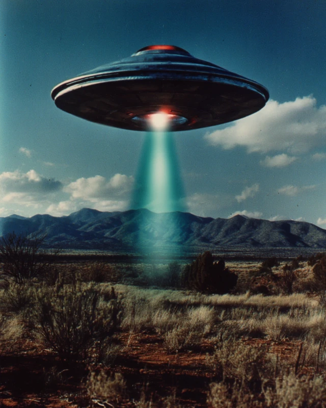 1969 UFO Sighting Over New Mexico Desert