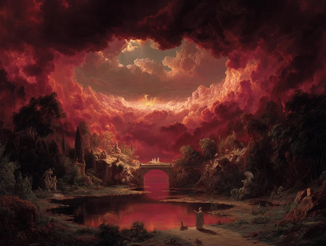 Heaven and Hell Artwork by Alfredo Alcalá
