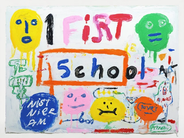 First Day of School Illustration