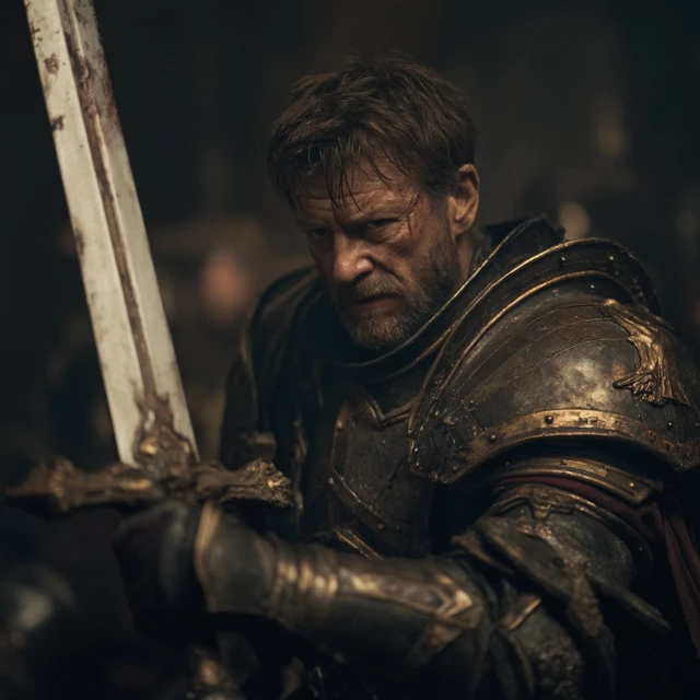 Sean Bean as Lion ElJonson, Dark Angels Primarch