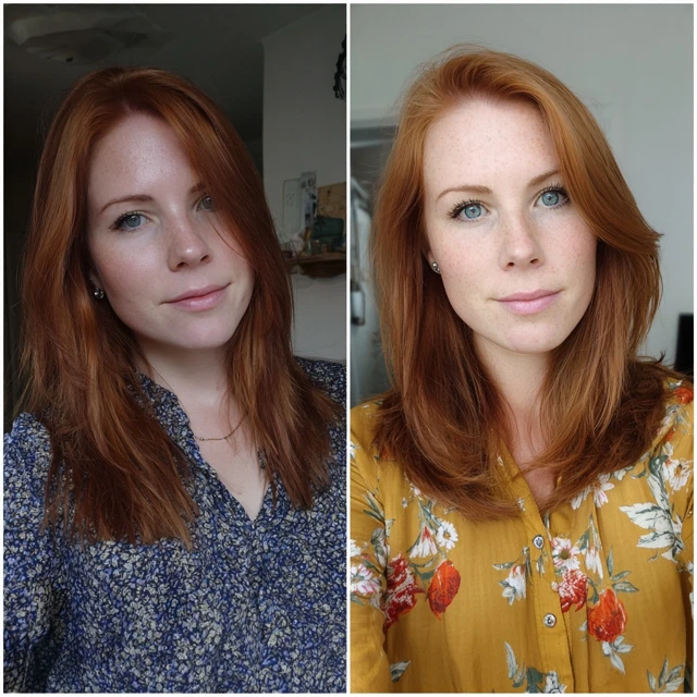 British Redhead Woman Portrait