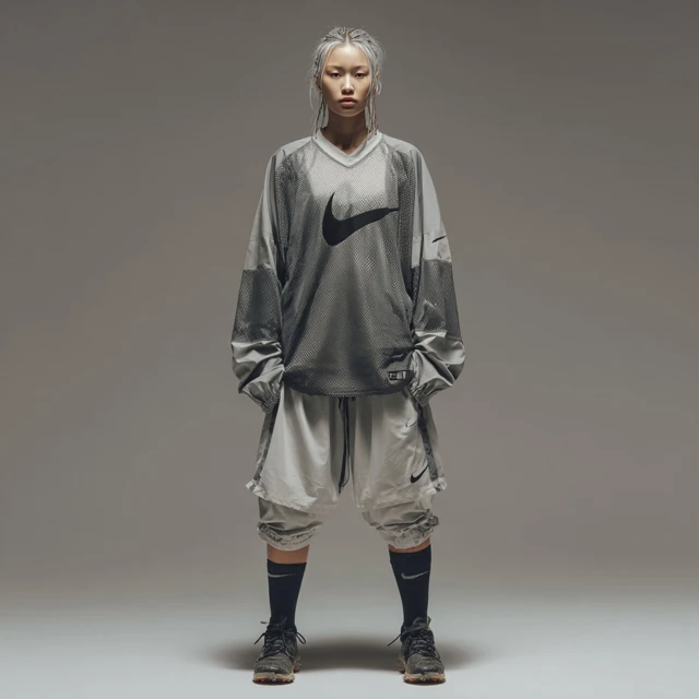 Nike Soccer Jersey Street Style Oversized Fit