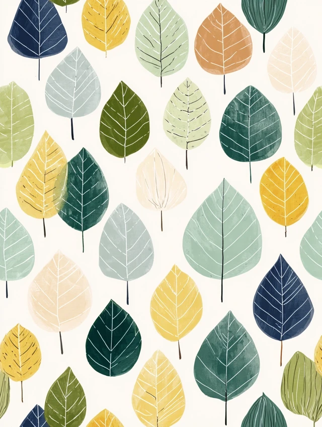 Leaf Pattern Illustration William Morris Tracie Grimwood