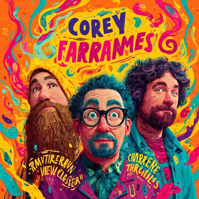 Psychedelic Album Cover Cory Farmine Charefiman