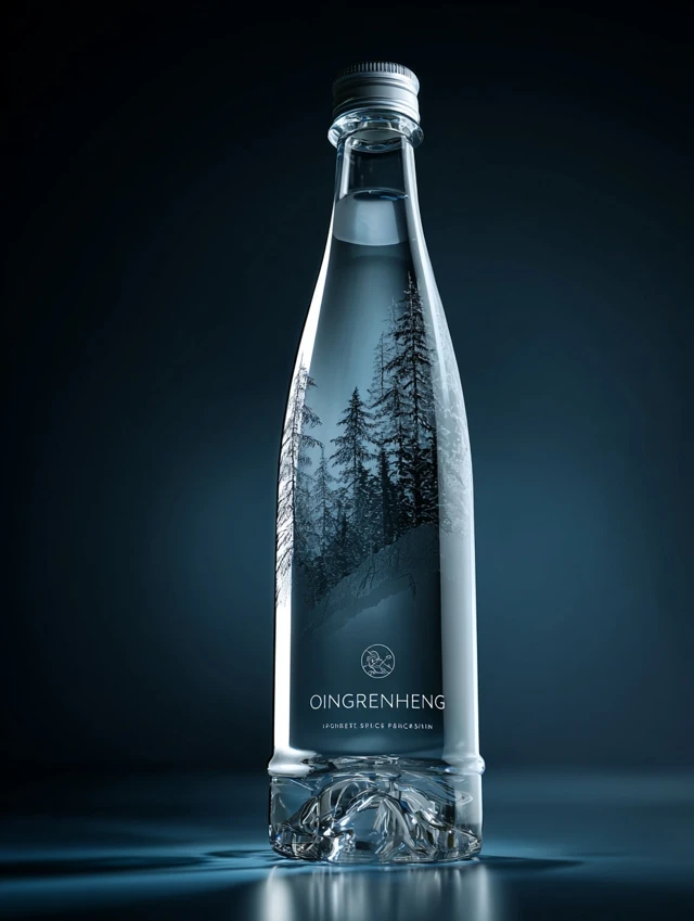 Qingcheng Mineral Water Bottle Minimalist Design Luxury