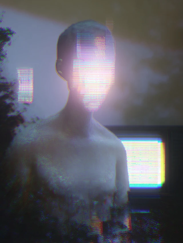 AI Memory Glitch Nostalgic Art