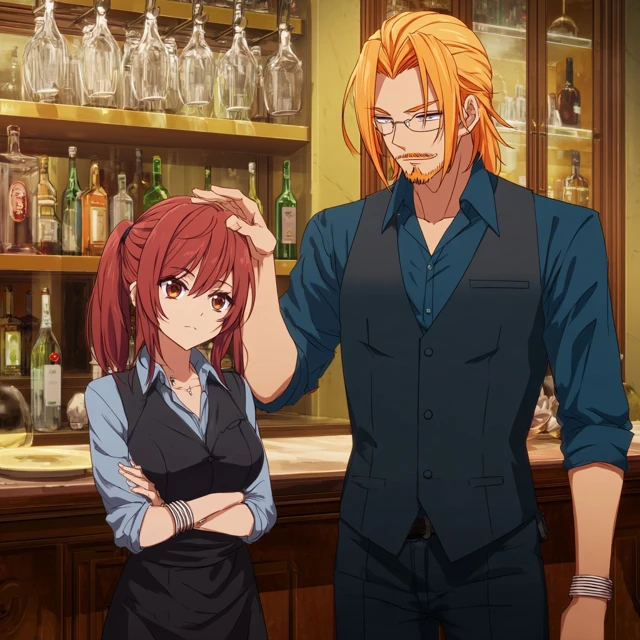 Anime Hotel Receptionist and Bartender