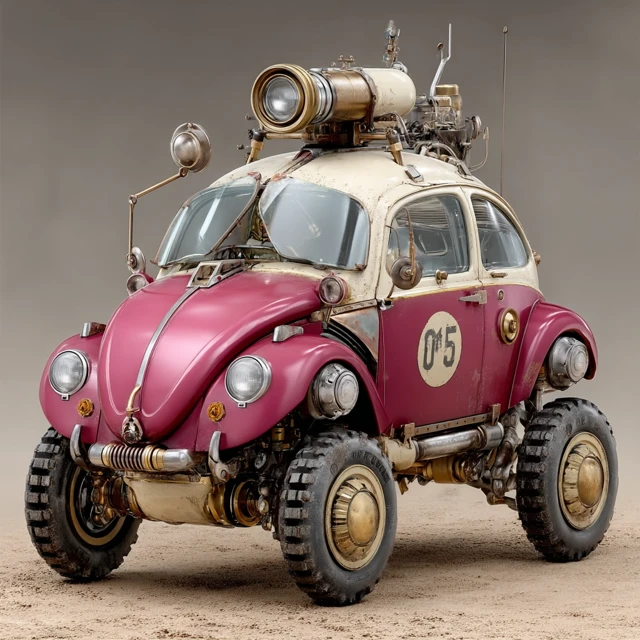 Steampunk Buggy Concept Art