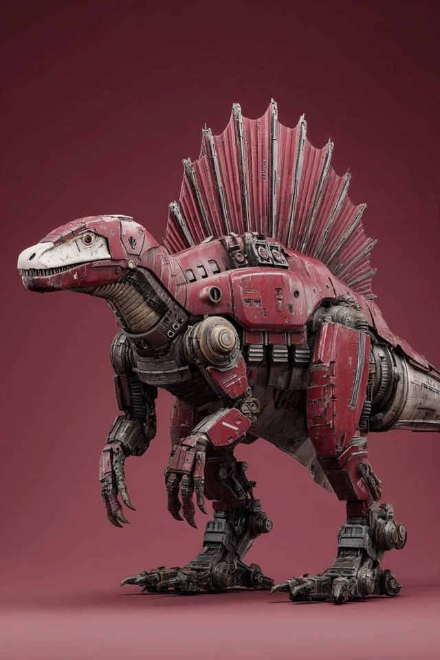 Mecha Spinosaurus Mechanical Dinosaur Art