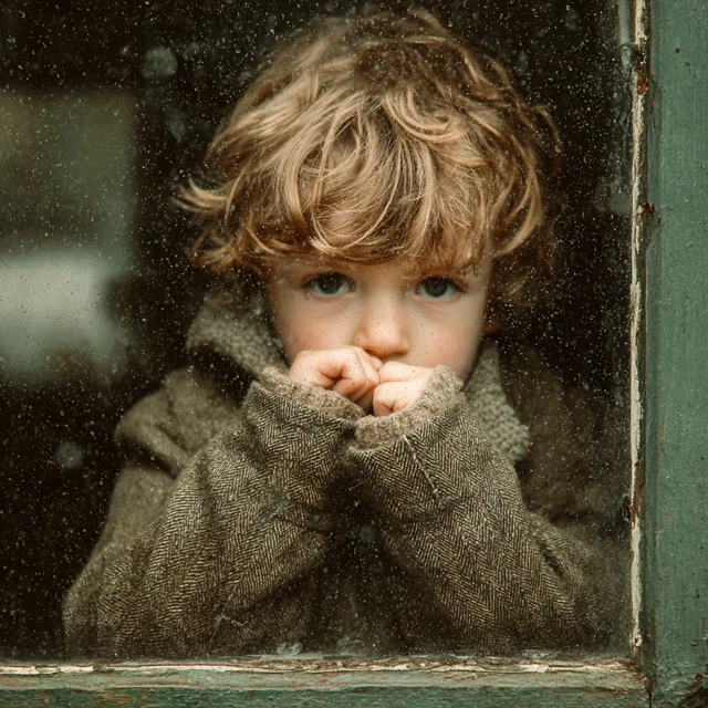 Portrait of a Young Boy by the Window