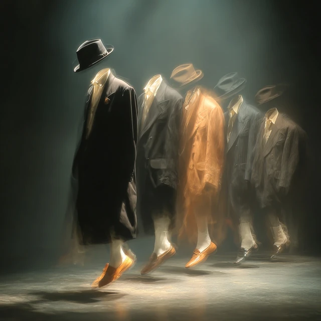 Eerie Elegant Moonwalking Attire