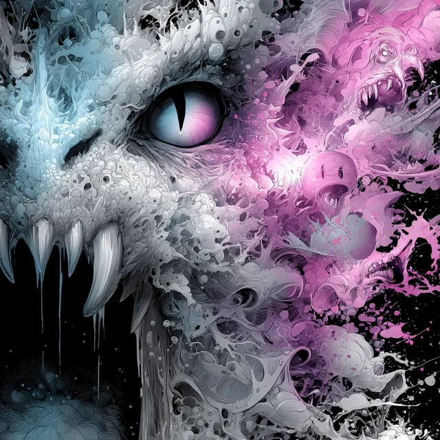 Screaming Monsters in My Head Art