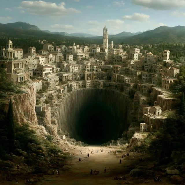 Surreal Landscape: A Philosophical Journey