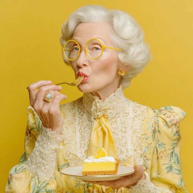 Luxury Gourmet Food Photography Lemon Tart