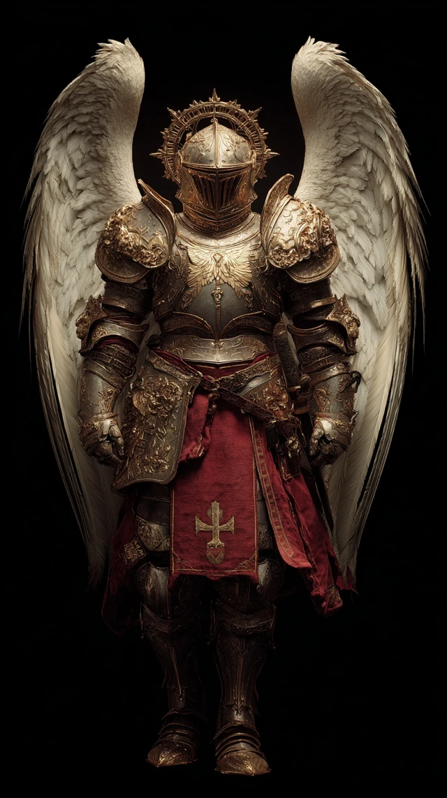 Warrior Angel St Michael in Armor Digital Painting