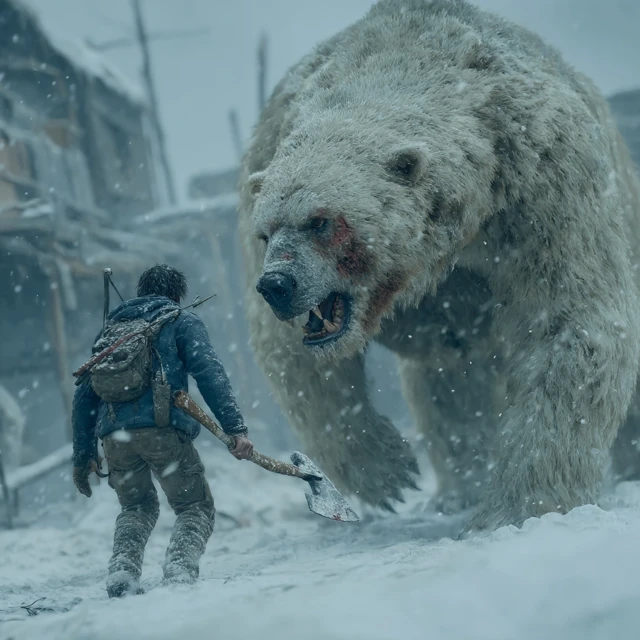 Survival Fight Polar Bear Ice Island Unreal Engine