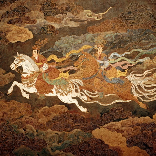 Dunhuang Immortals Painting - Chinese Classical Art