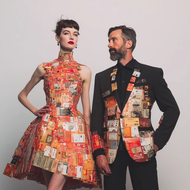 Credit Card Couture: Fashion Art