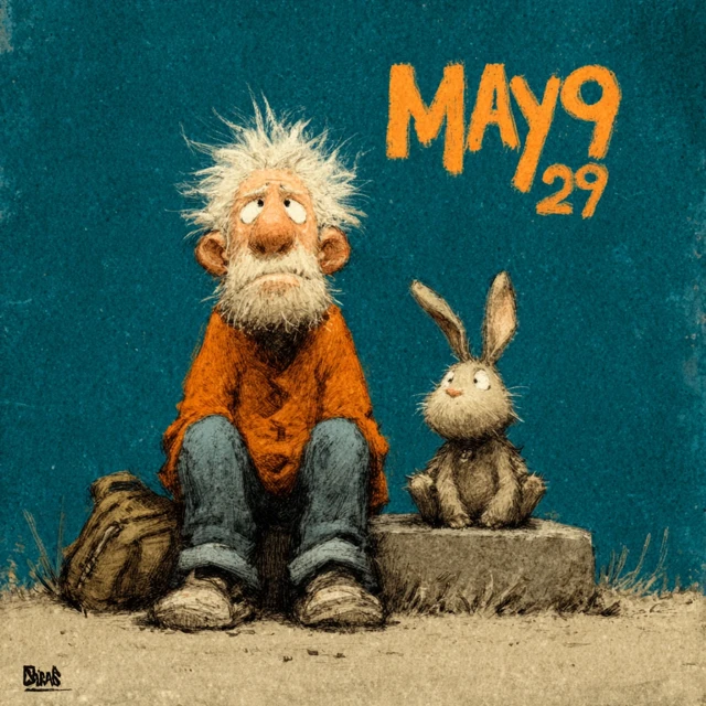May29 A Funny Story of a Man and a Rabbit