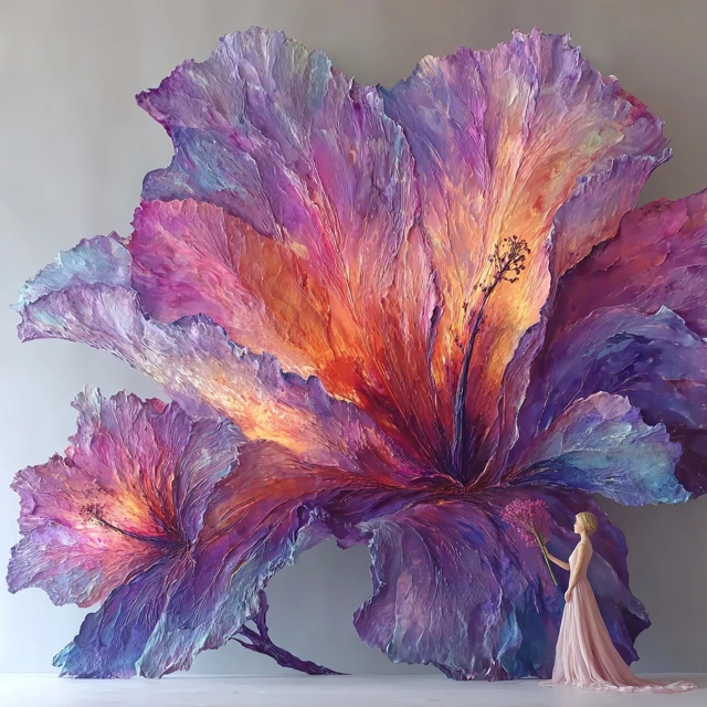 Hibiscus Flowers and a Fairytale Dress