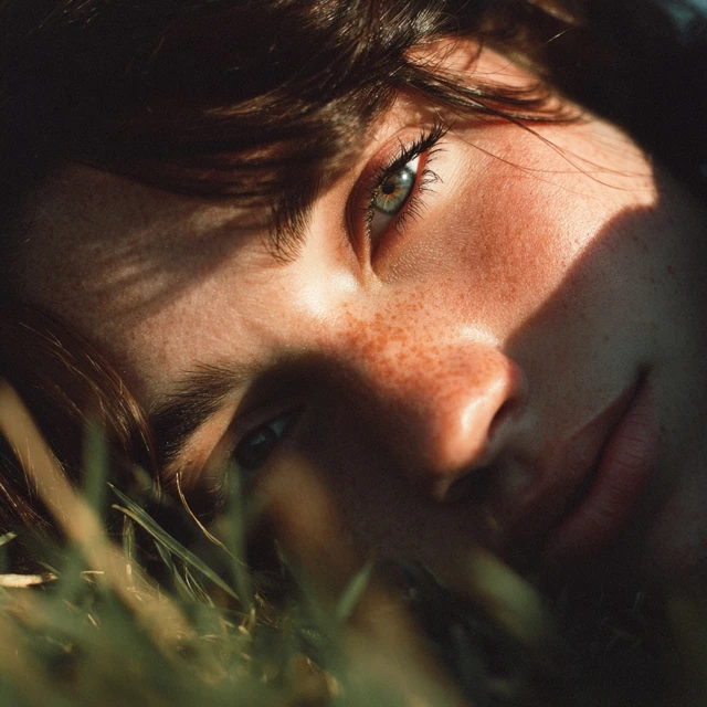Morning Awakening POV Selfie on Grass