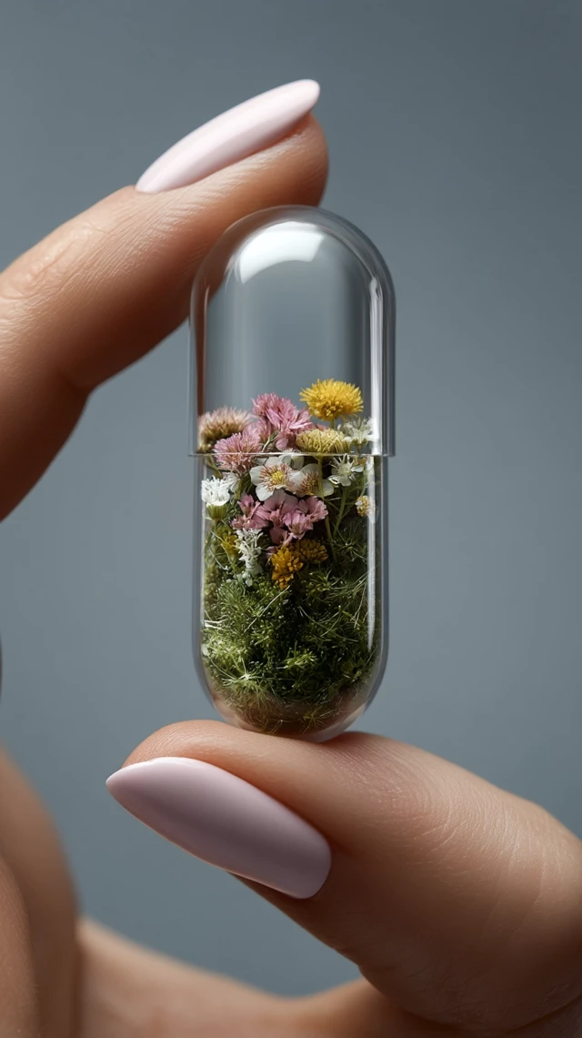 Flower Capsule: Delicate Beauty in Hand