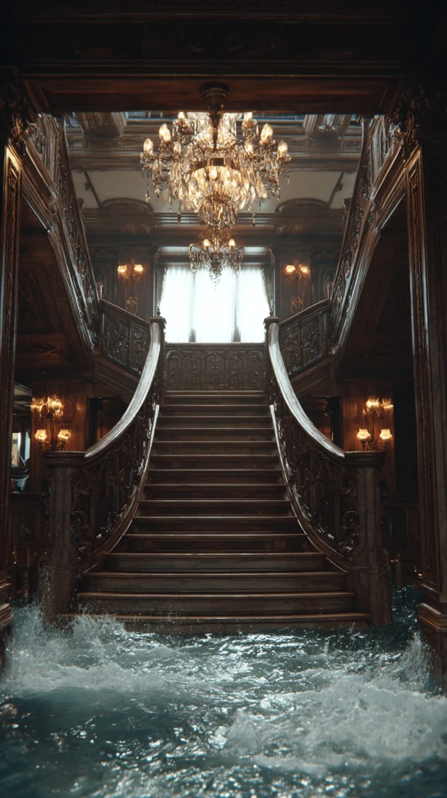 Titanic Grand Staircase Flooded Photo Realistic