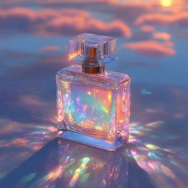 Dreamlike Perfume Bottle Product Photography