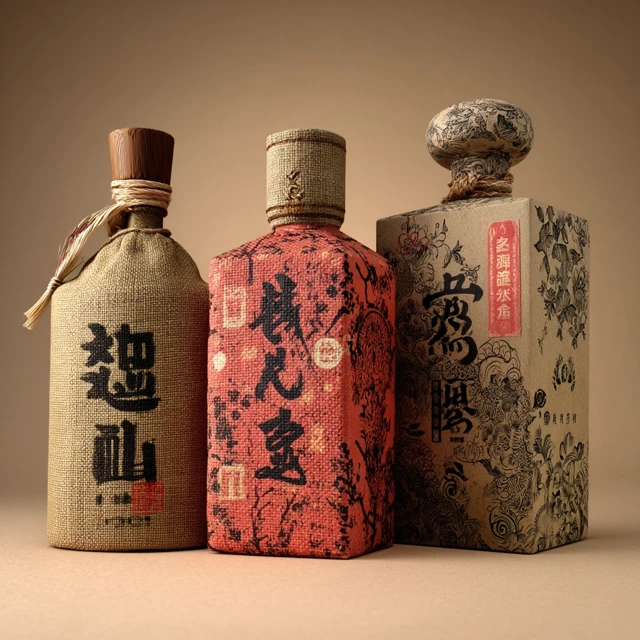 Handcrafted Chinese Liquor Packaging Artistic Design