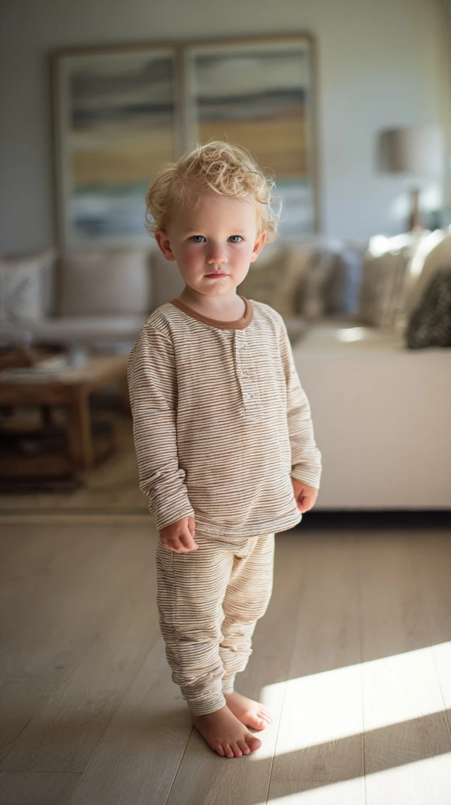 Child in Modern Living Room Photography