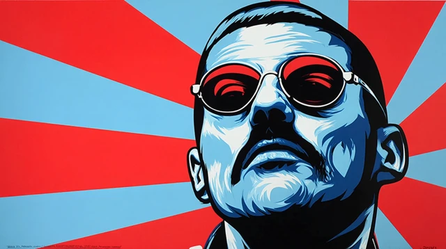 Freddy Mercury Shepard Fairey Portrait Art