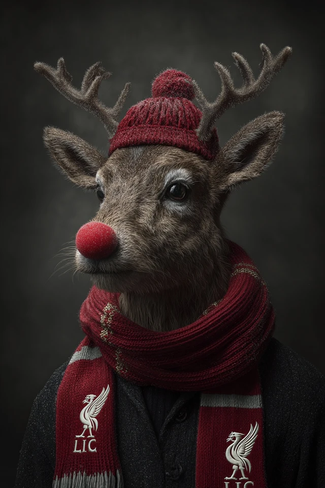 Rudolph the Red Nosed Reindeer Liverpool Fan