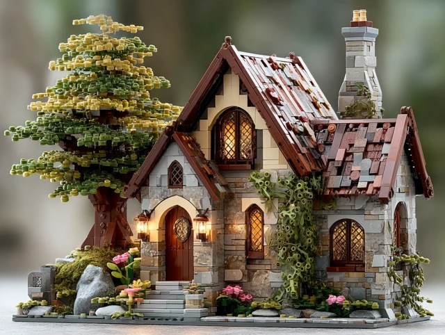 Wizard House Creative Fantasy Cottage Architecture